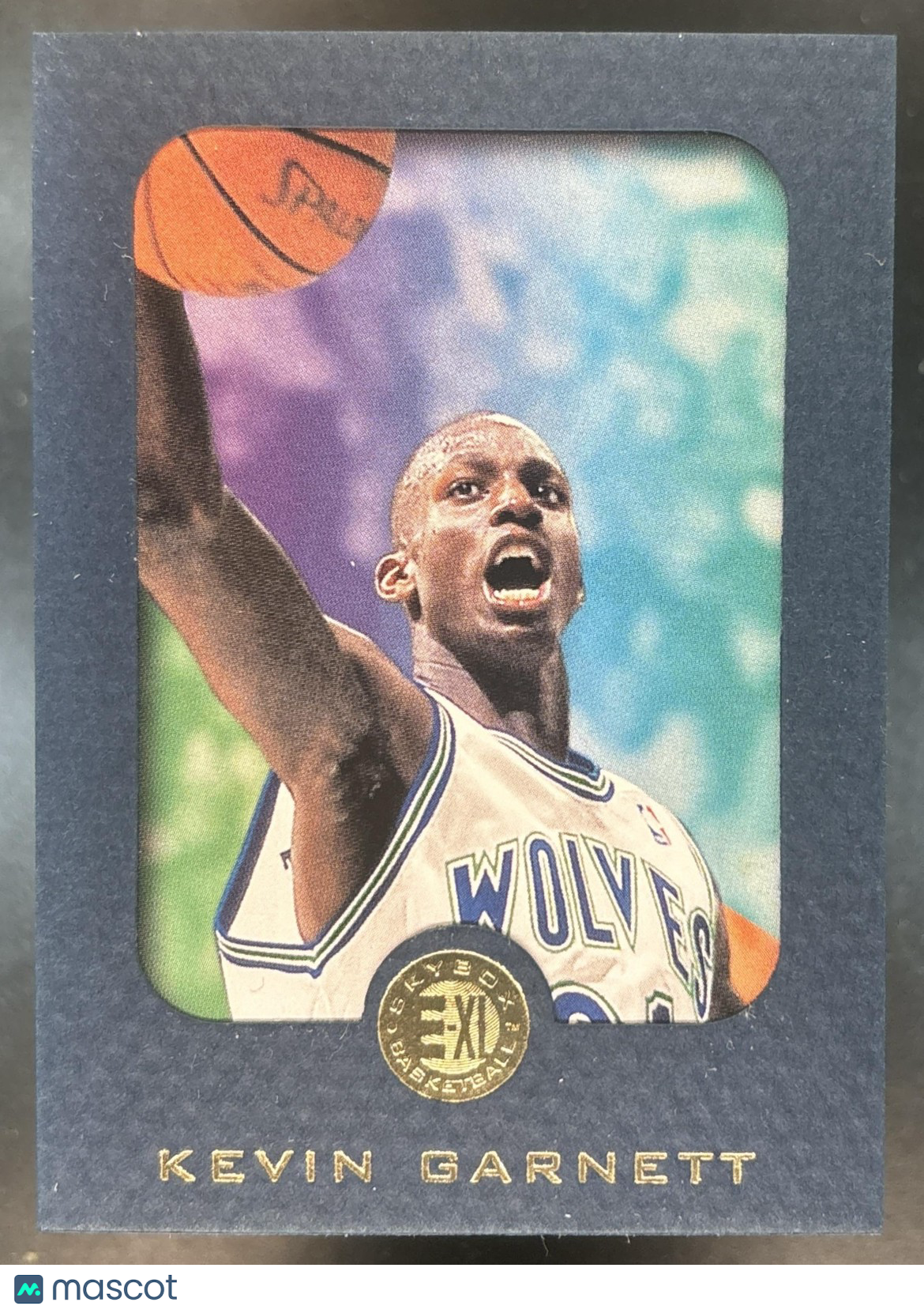 1995-96 Skybox E-XL Kevin Garnett Blue #49 RC Minnesota Timberwolves