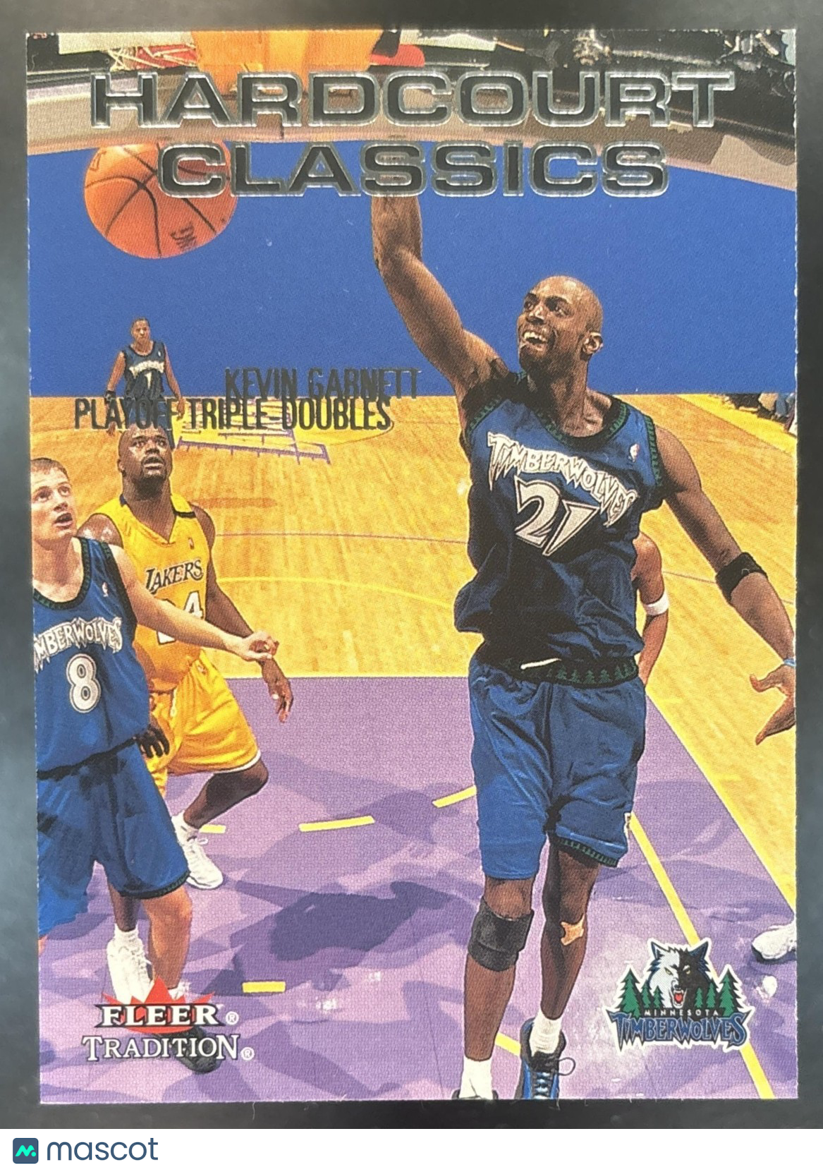 2000-01 Fleer Tradition Kevin Garnett Hardcourt Classics #7 HC Timberwolves