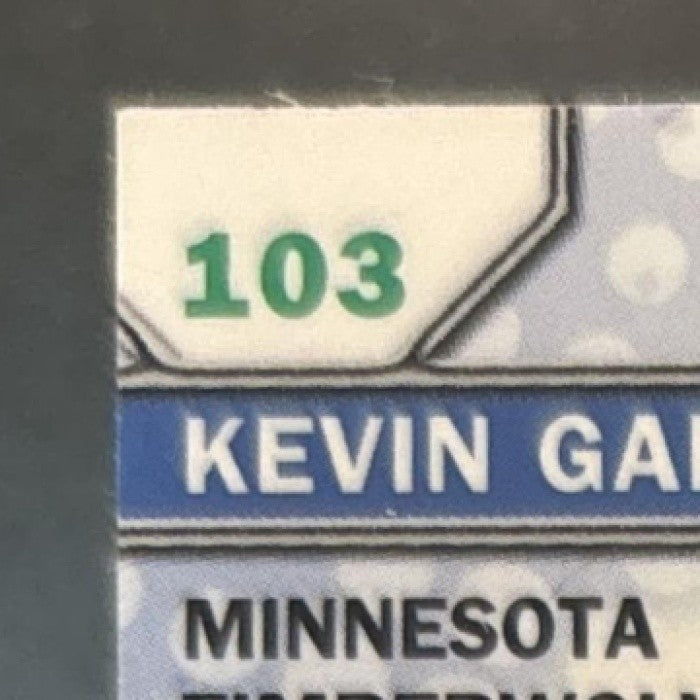 1999-00 Topps Finest Kevin Garnett #103 Minnesota Timberwolves
