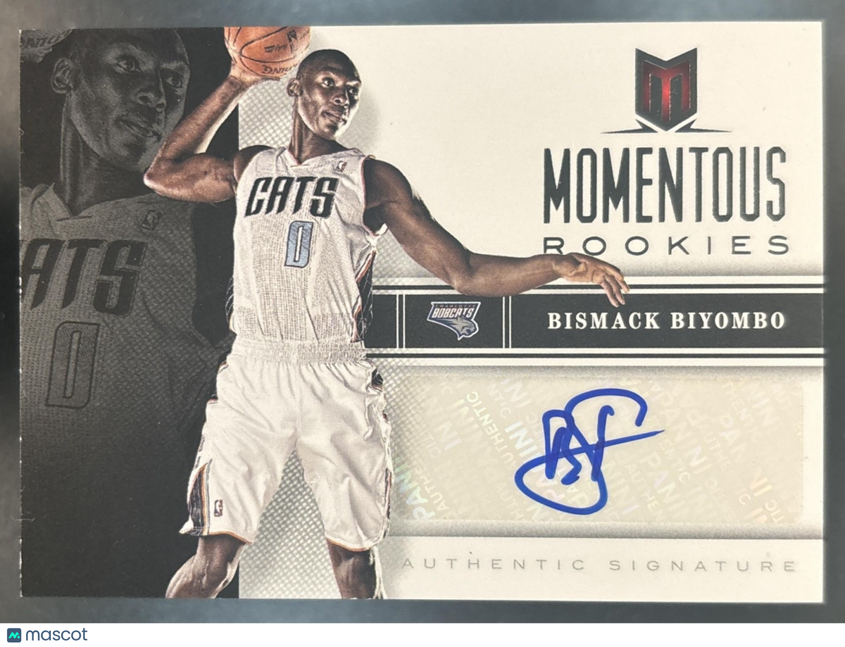 2012-13 Panini Momentum Bismack Biyombo Momentous Rookies Auto #73 RC