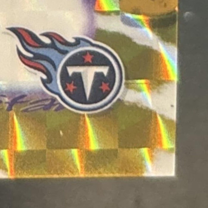 2025 Topps Finest Jevon Kearse Greats Auto Gold Geometric /50 Tennessee Titans