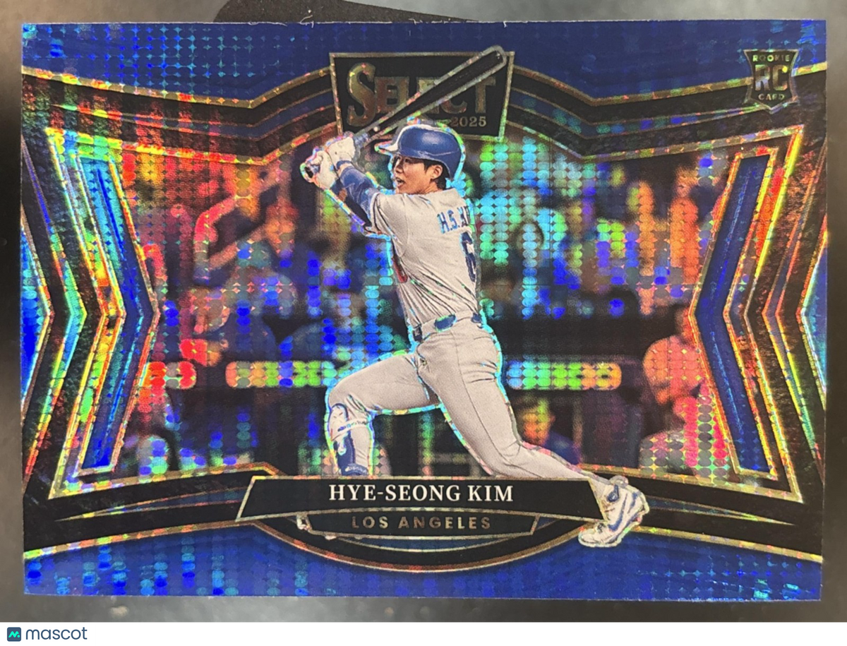 2025 Panini Select Hye-Seong Kim Blue Pulsar /99 #227 RC Los Angeles Dodgers