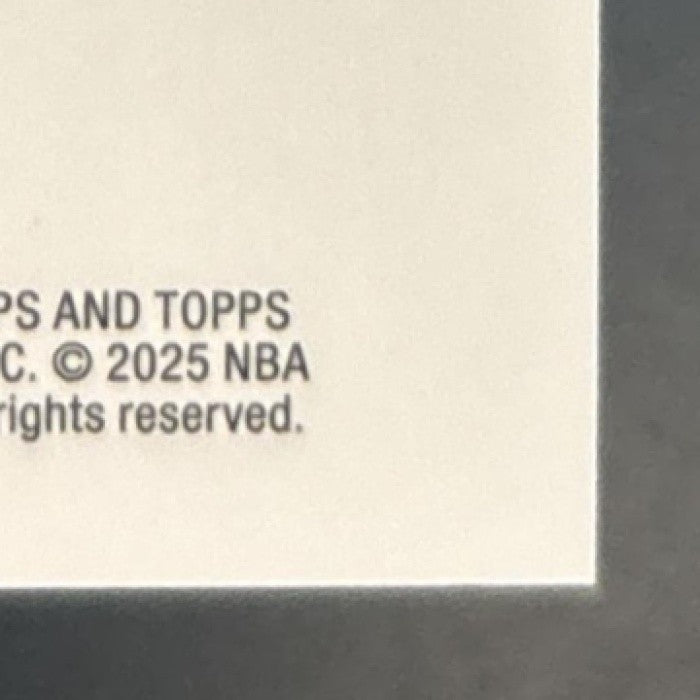 2025-26 Topps Chrome Sapphire Derik Queen Purple /75 #263 RC Pelicans