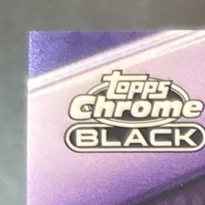 2025 Topps Chrome Black Josh Allen Purple /75 #12 Buffalo Bills
