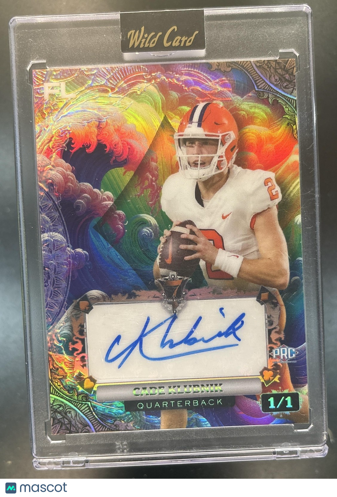 2024 Wild Card 7 Studs Cade Klubnik Auto 1/1 Clemson Tigers