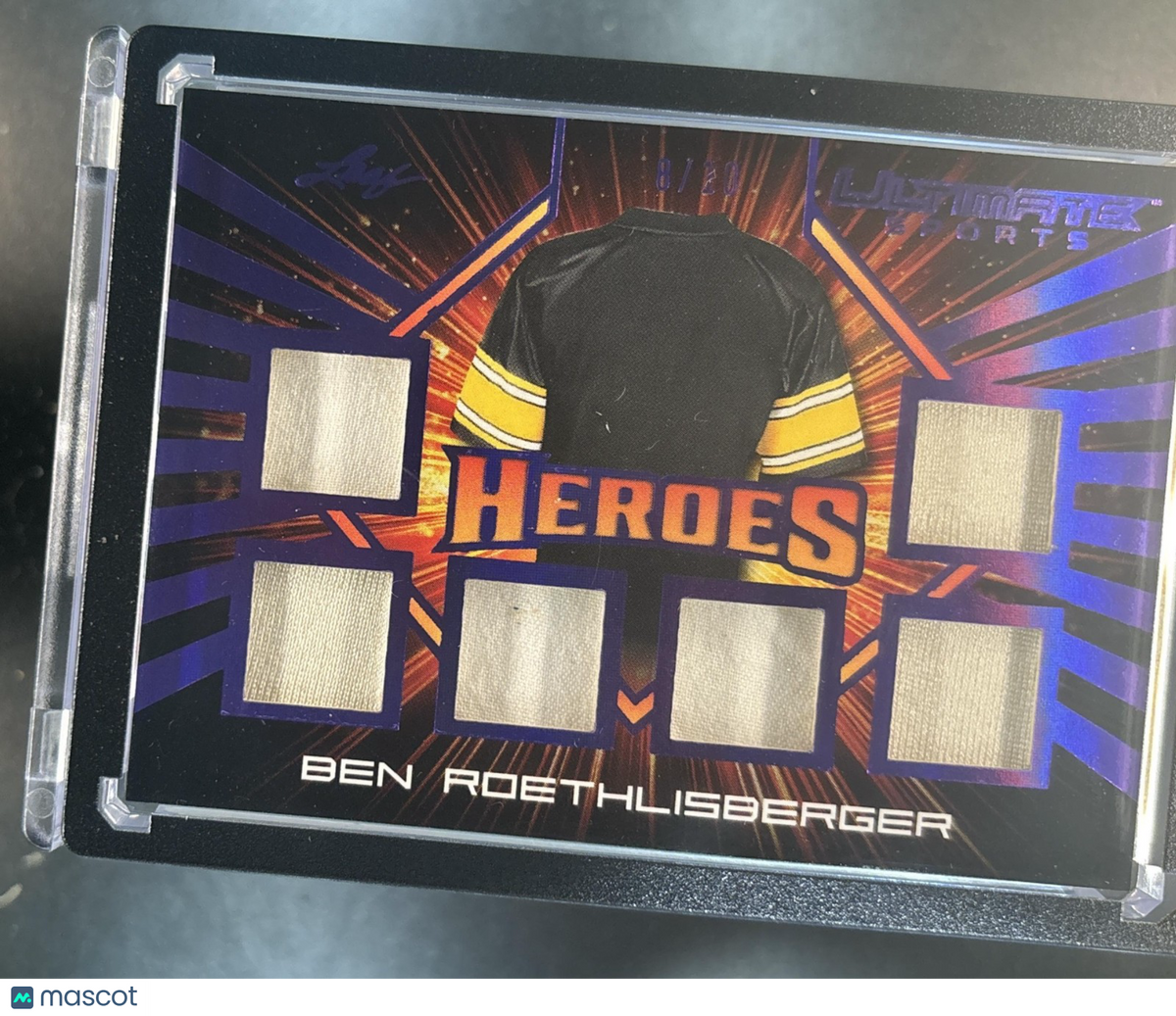 2026 Leaf Ultimate Sports Ben Roethlisberger Heroes 6 Pach /2 #UH-4 MEM