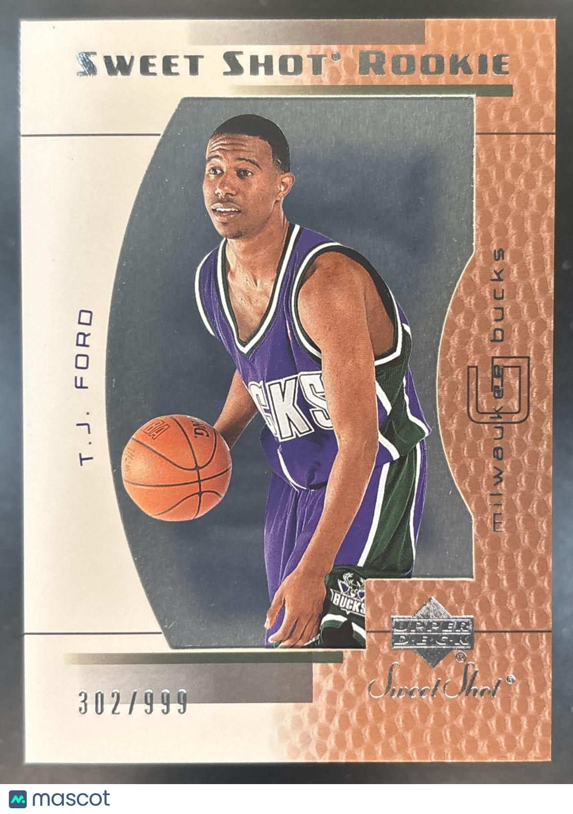 2003-04 Upper Deck Sweet Shot T.J. Ford /999 #98 RC Milwaukee Bucks