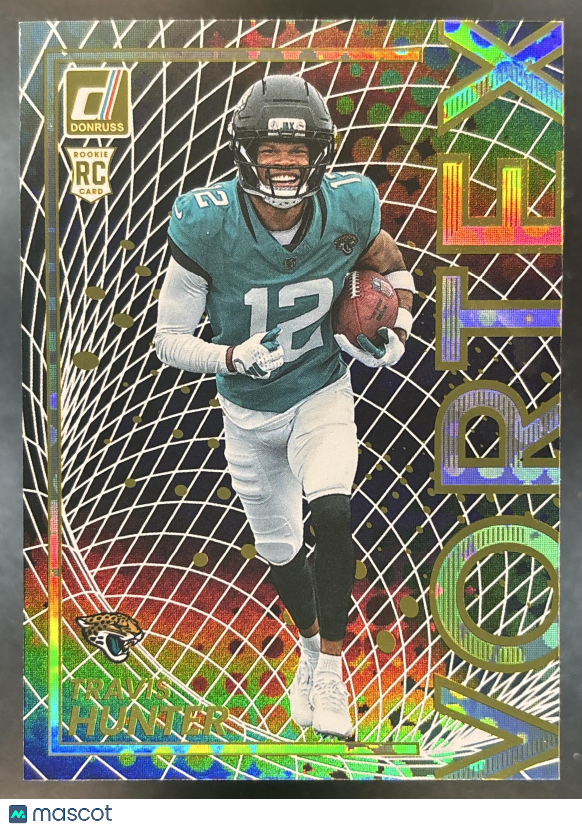 2025 Panini Donruss Travis Hunter Vortex #3 RC Jacksonville Jaguars