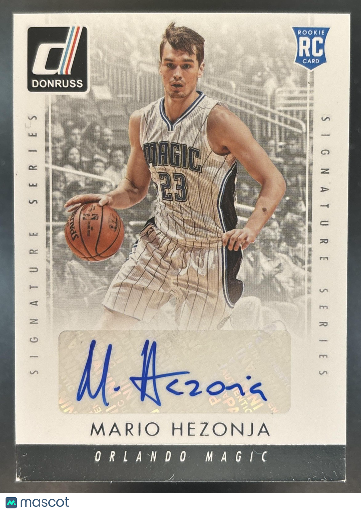 2015-16 Panini Donruss Mario Hezonja Signature Series RC Auto Orlando Magic