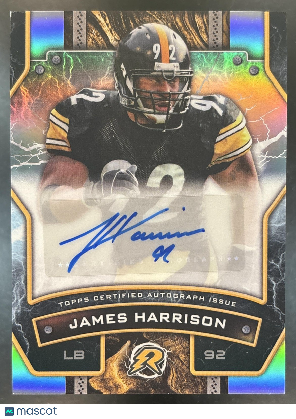 2024 Topps Resurgence James Harrison Signature #RS-JH Auto Pittsburgh Steelers