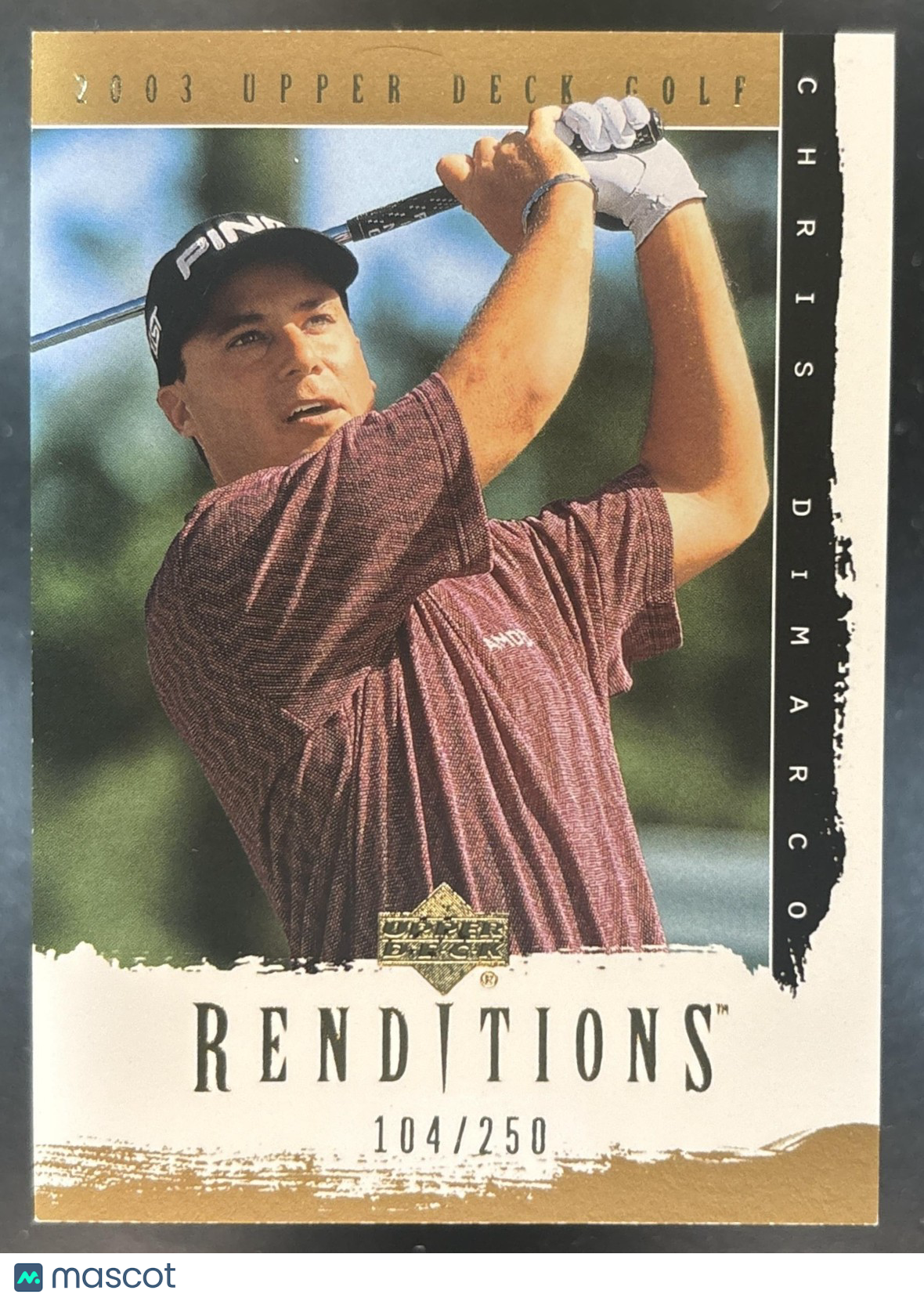 2003 Upper Deck Renditions Chris DiMarco Gold /250 #5