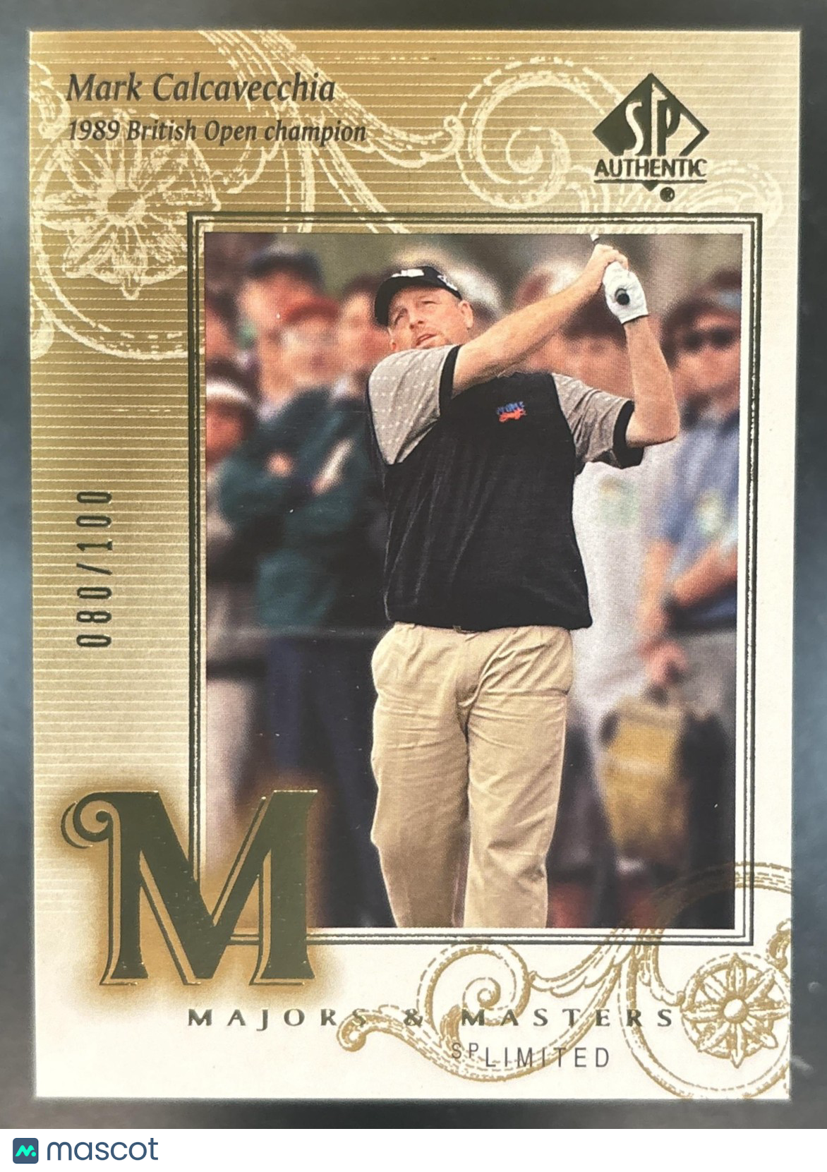 2002 SP Authentic Mark Calcavecchia Limited /100 #129