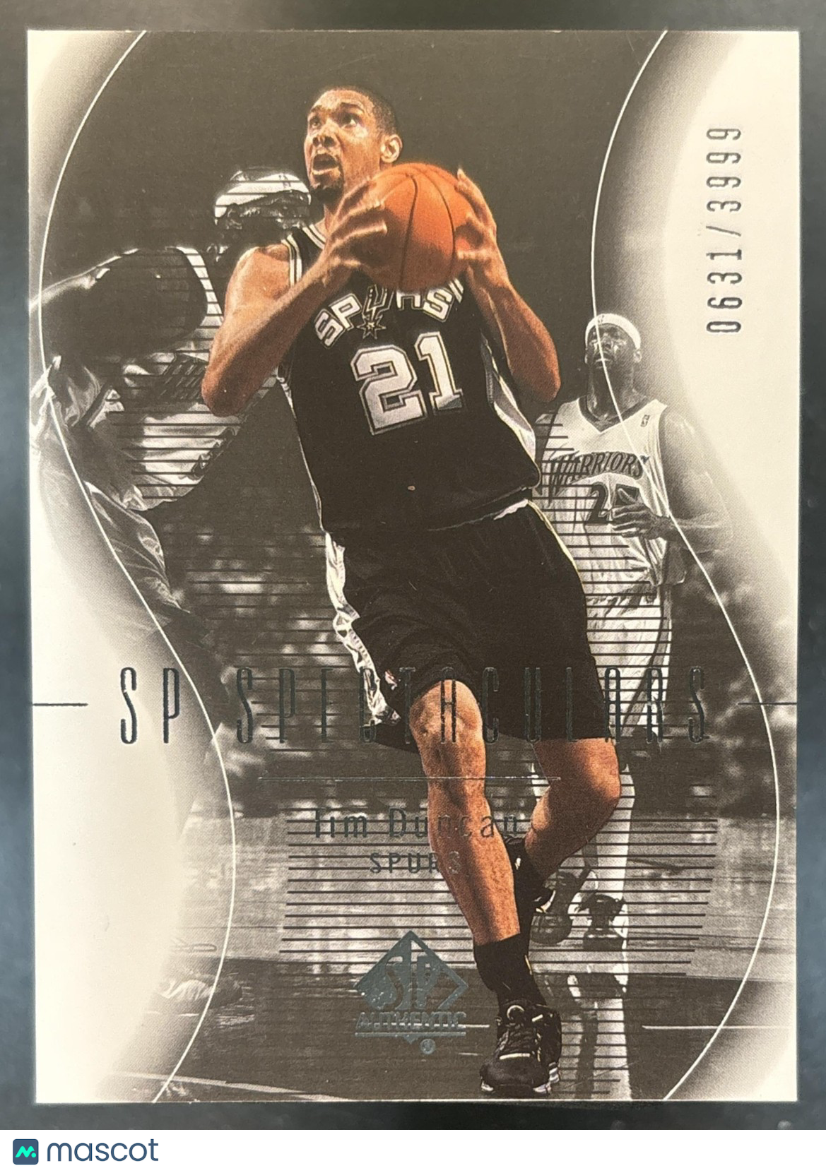2003-04 SP Authentic Tim Duncan /3999 #95 San Antonio Spurs