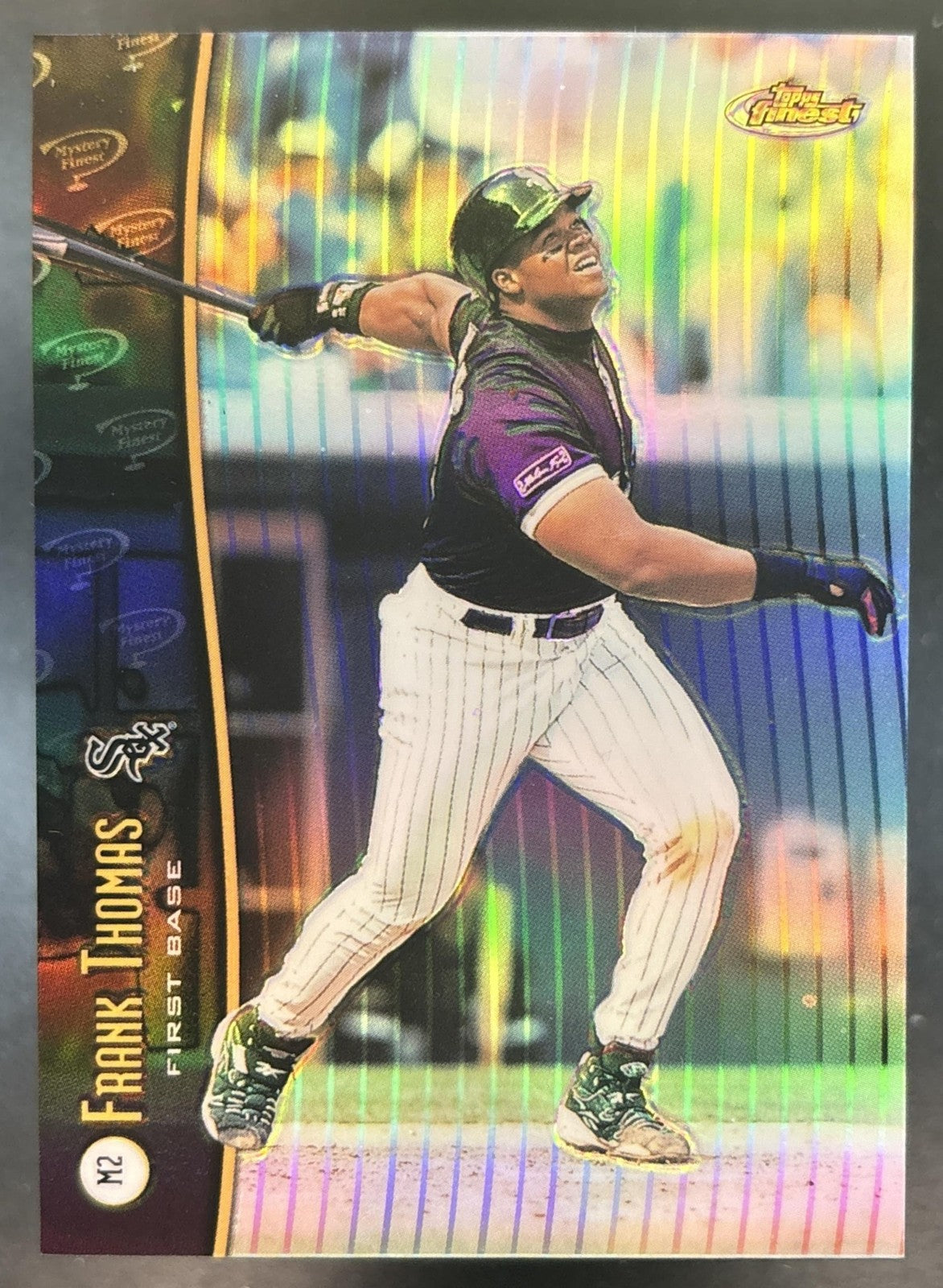 1998 Topps Finest Frank Thomas Mike Piazza Mystery Refractor Series One #M2