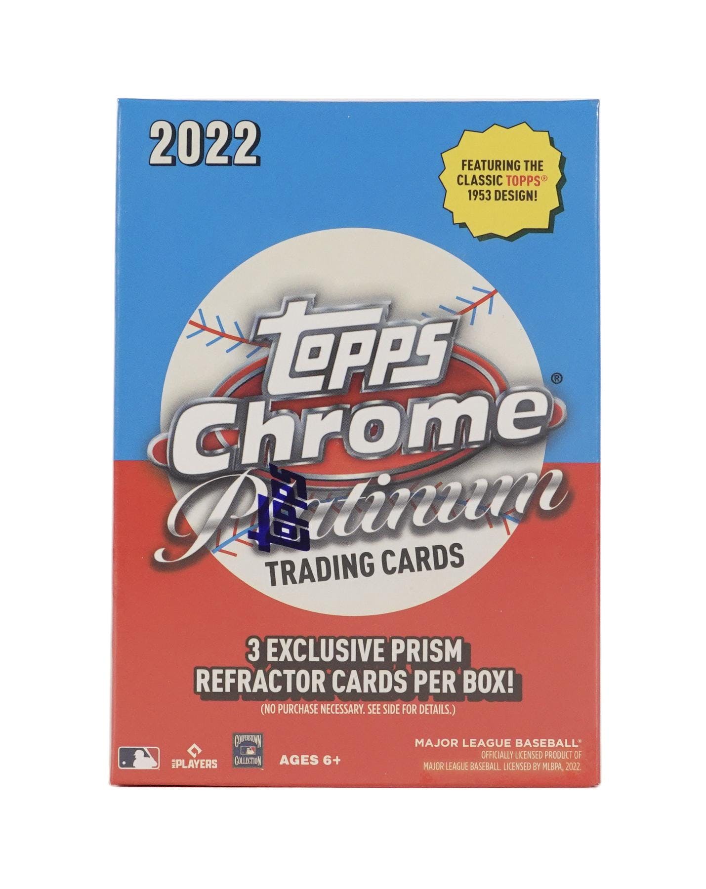2022 Topps Chrome Platinum Anniversary Baseball 8-Pack Blaster Box (Three Prism Refractor)