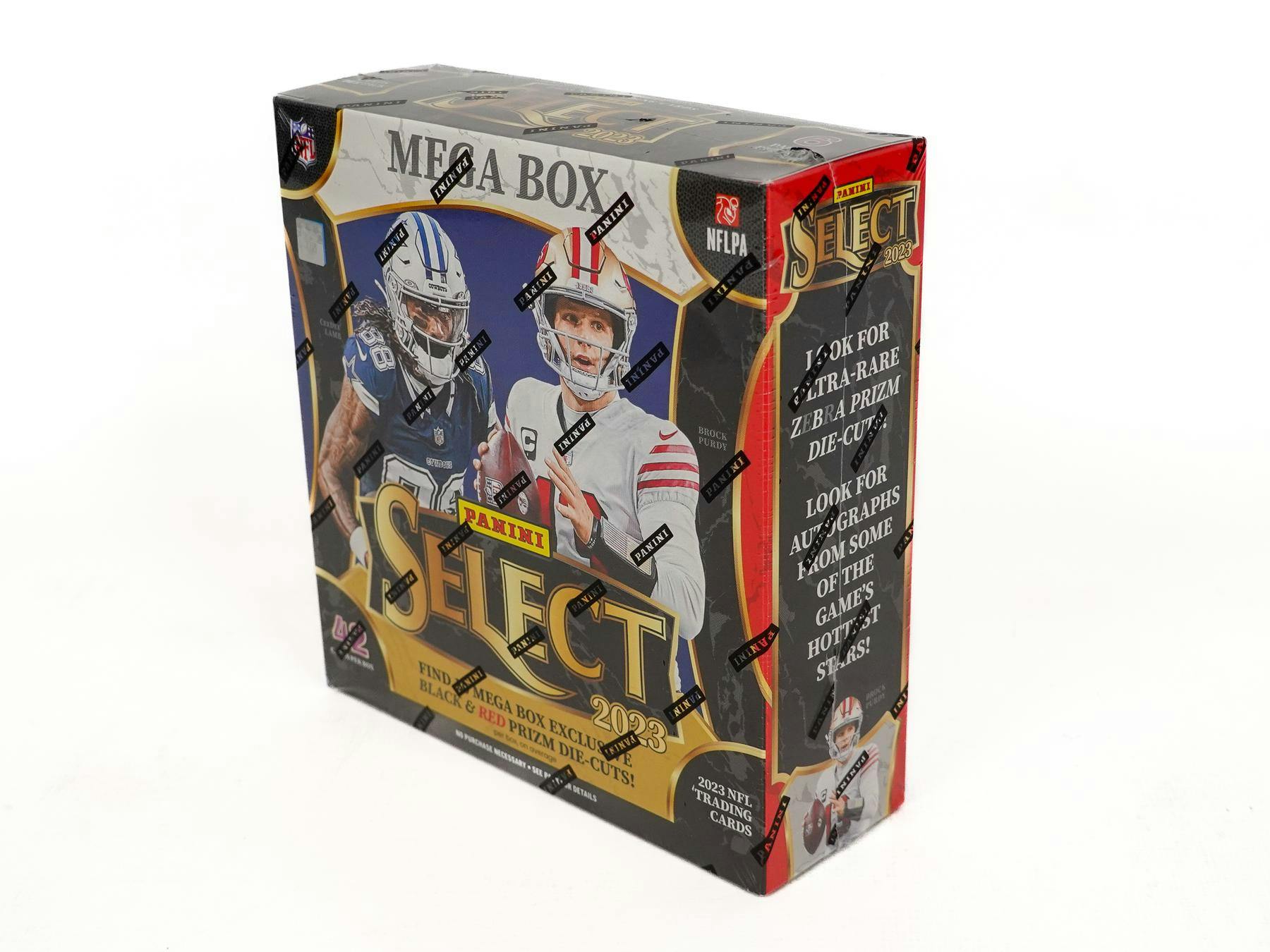 2023 Panini Select Football Mega Box (Black & Red Prizms!) 42 Cards