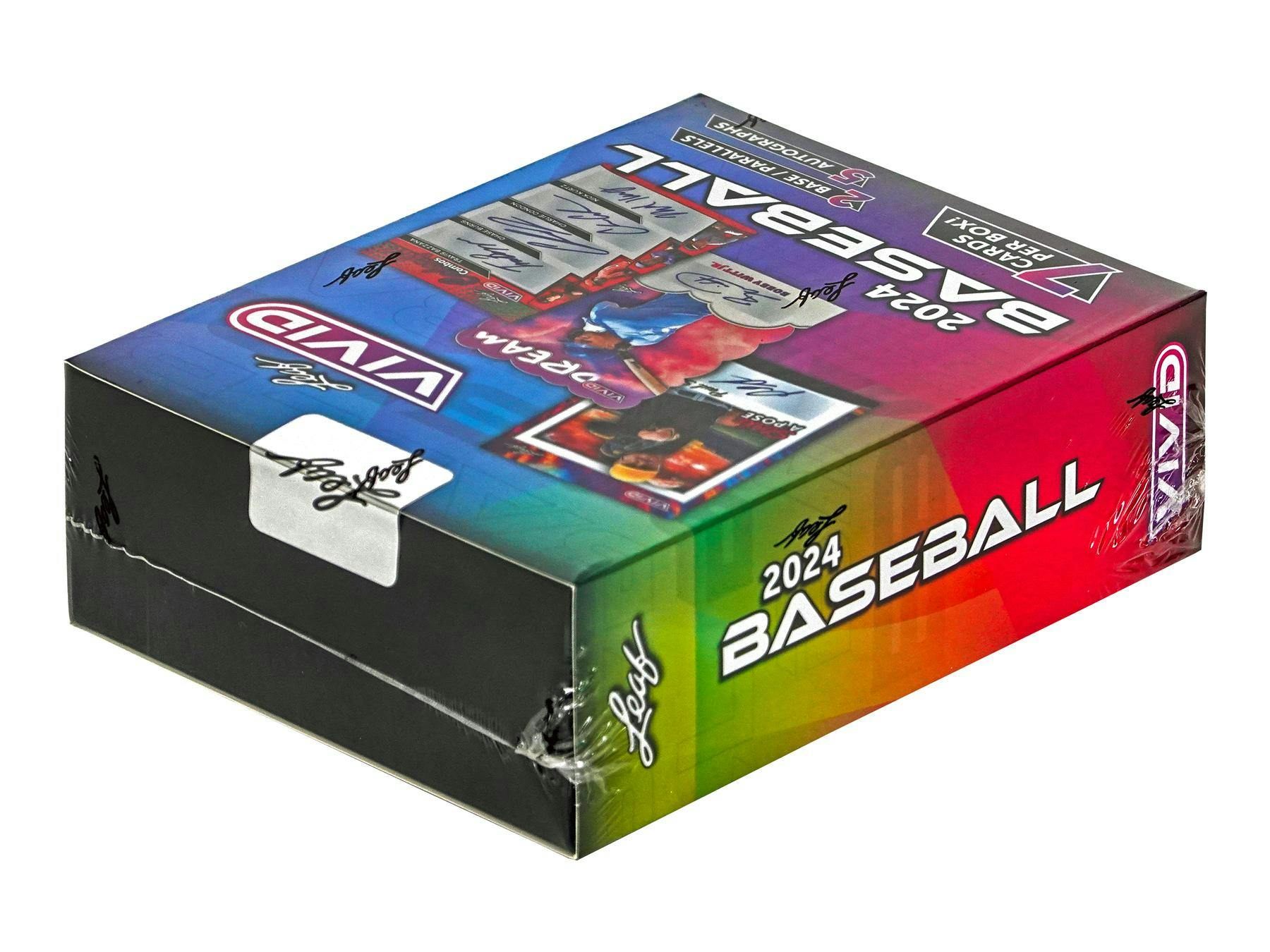 2024 Leaf Vivid Baseball Hobby Box (5 Autos) Skenes, Whit Jr, Holliday, Charli Condon