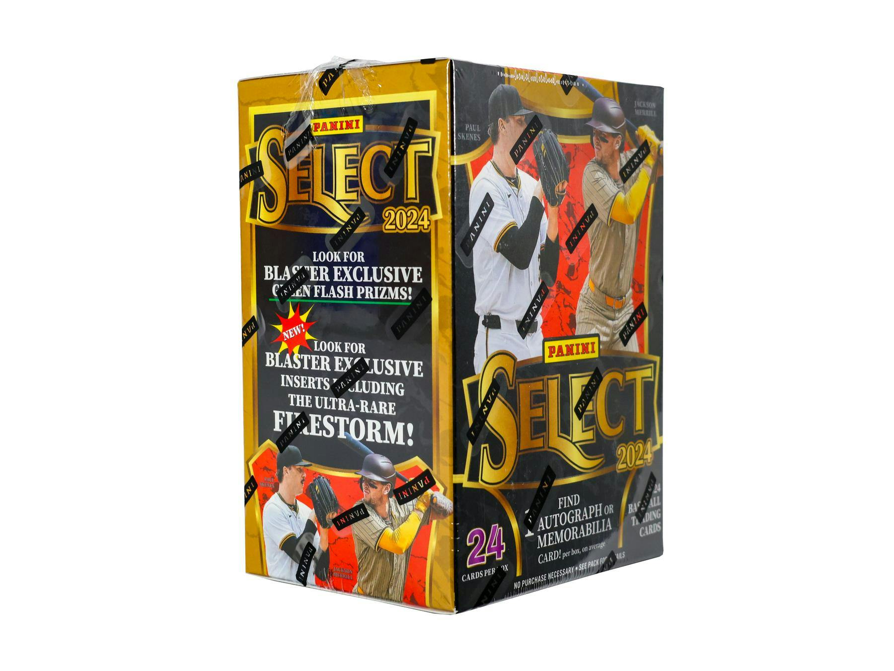 2024 Panini Select Baseball Hobby Blaster Box (1 Auto or Mem) Skenes Merrill