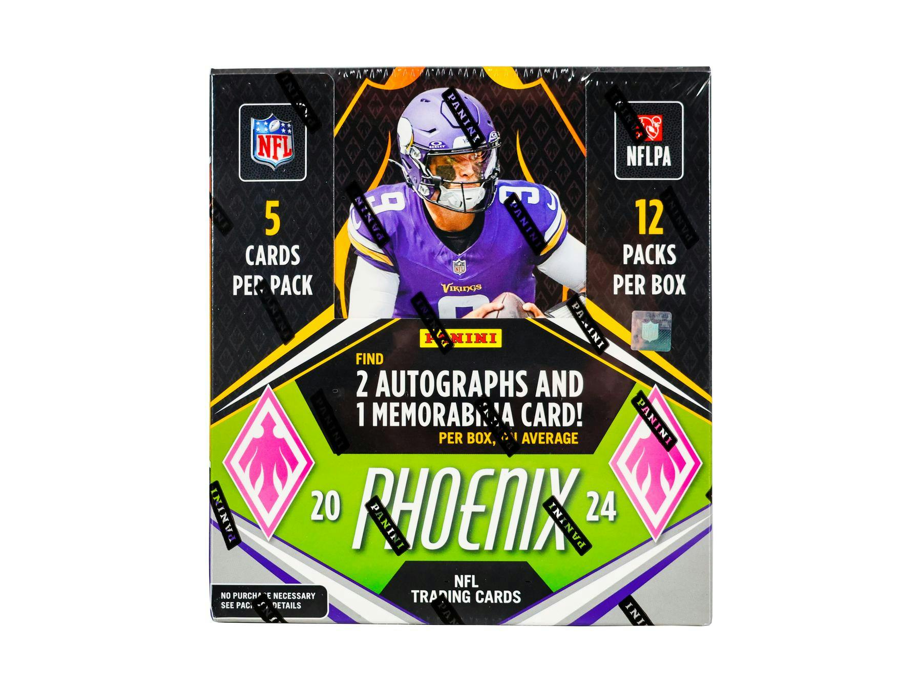 2024 Panini Phoenix Football Hobby Box (2 Autos / 1 Mem)