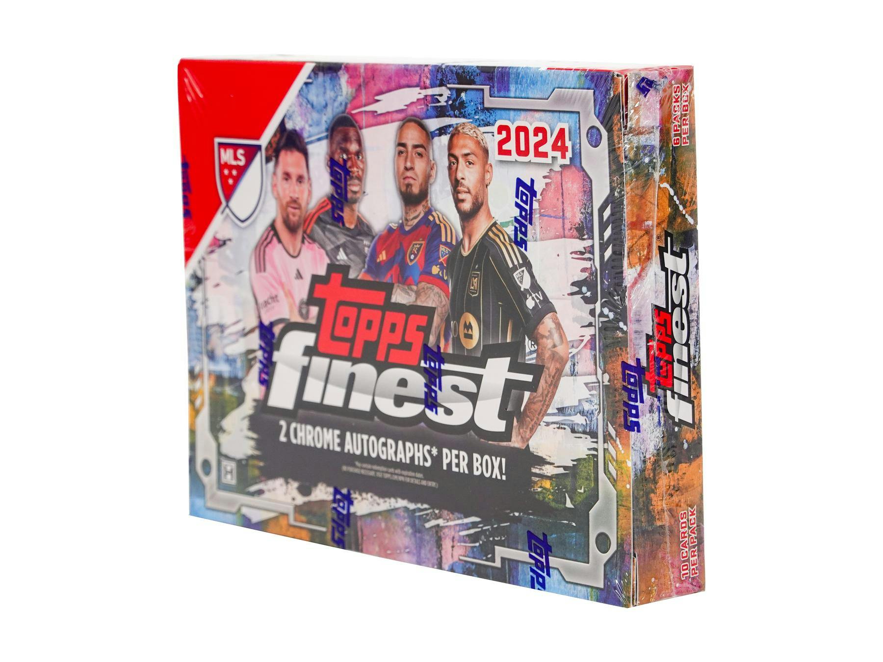 2024 Topps MLS Major League Soccer Finest Soccer Hobby Box (2 Autos) Messi