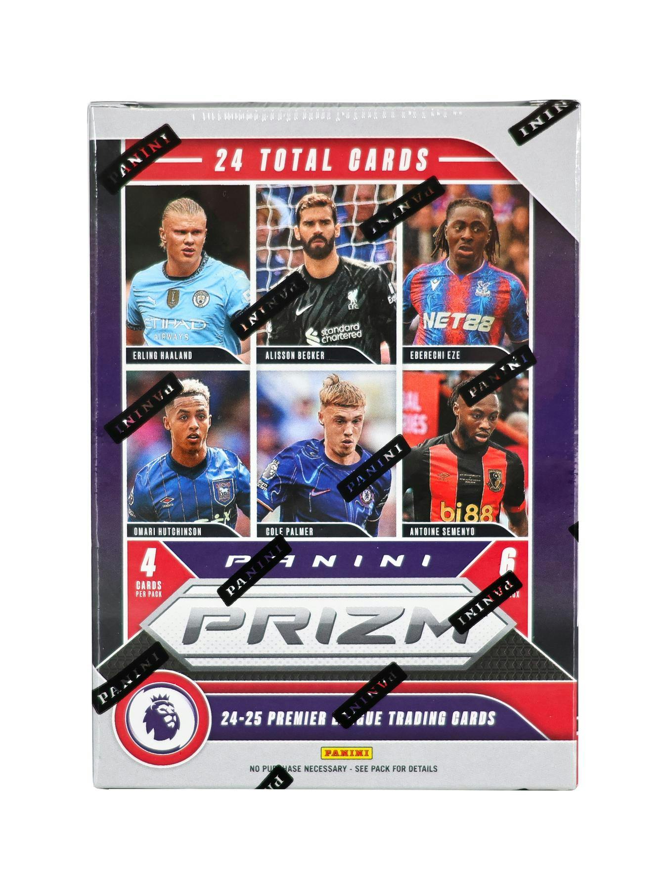 Hobby 2024/25 Panini Prizm Premier League EPL Soccer Hobby Blaster Box (Blue / Orange Inserts)