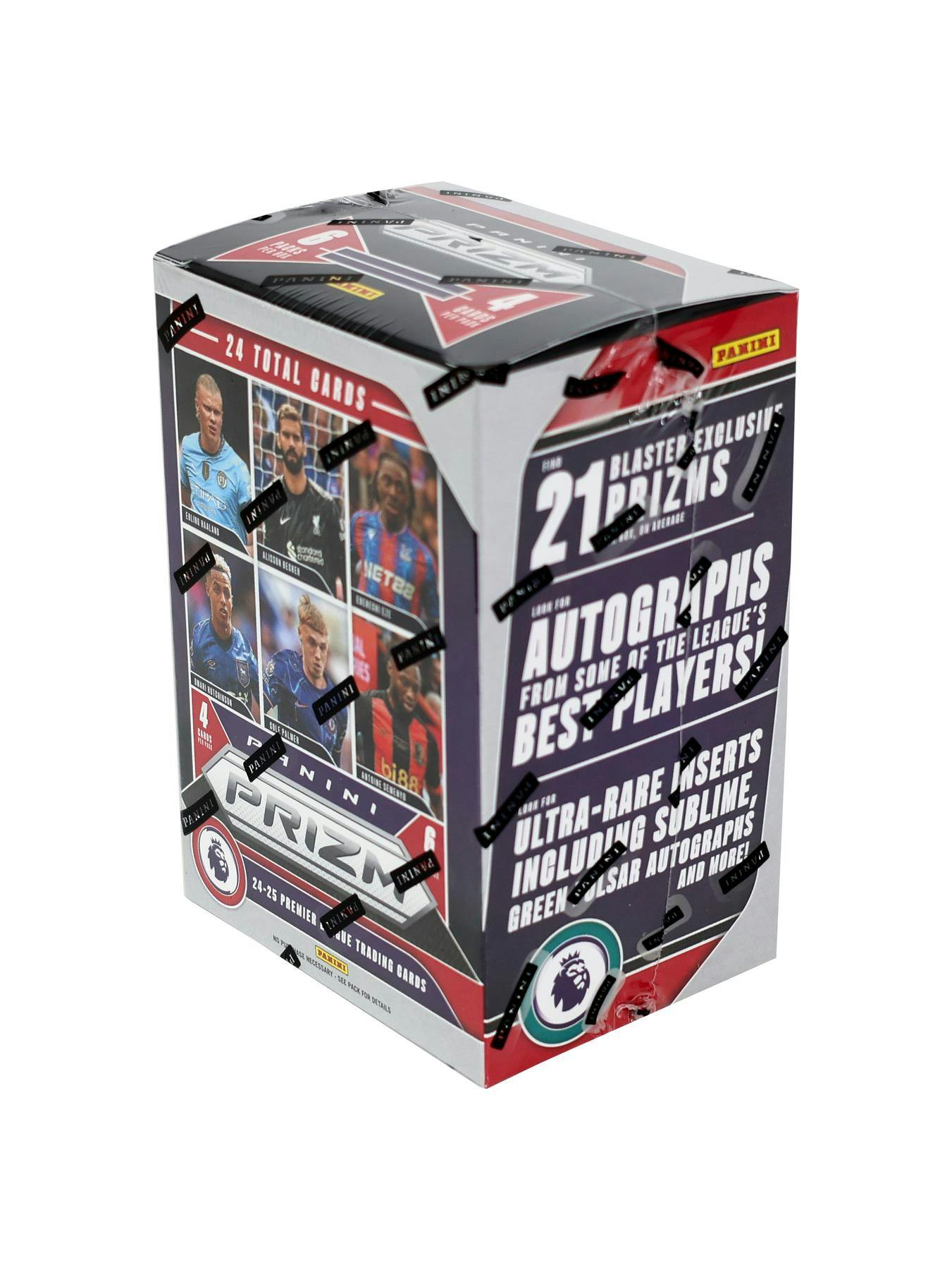 Hobby 2024/25 Panini Prizm Premier League EPL Soccer Hobby Blaster Box (Blue / Orange Inserts)