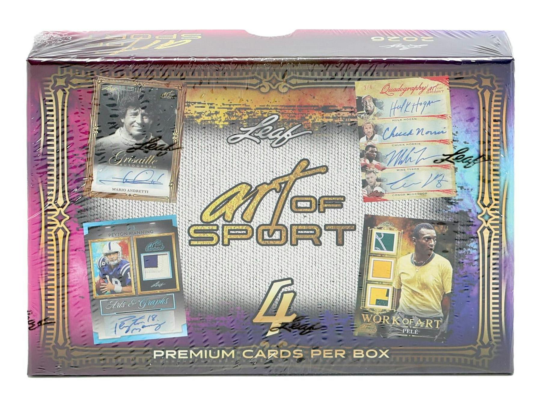 2026 Leaf Art of Sport Hobby Box (4 Premium Hits)