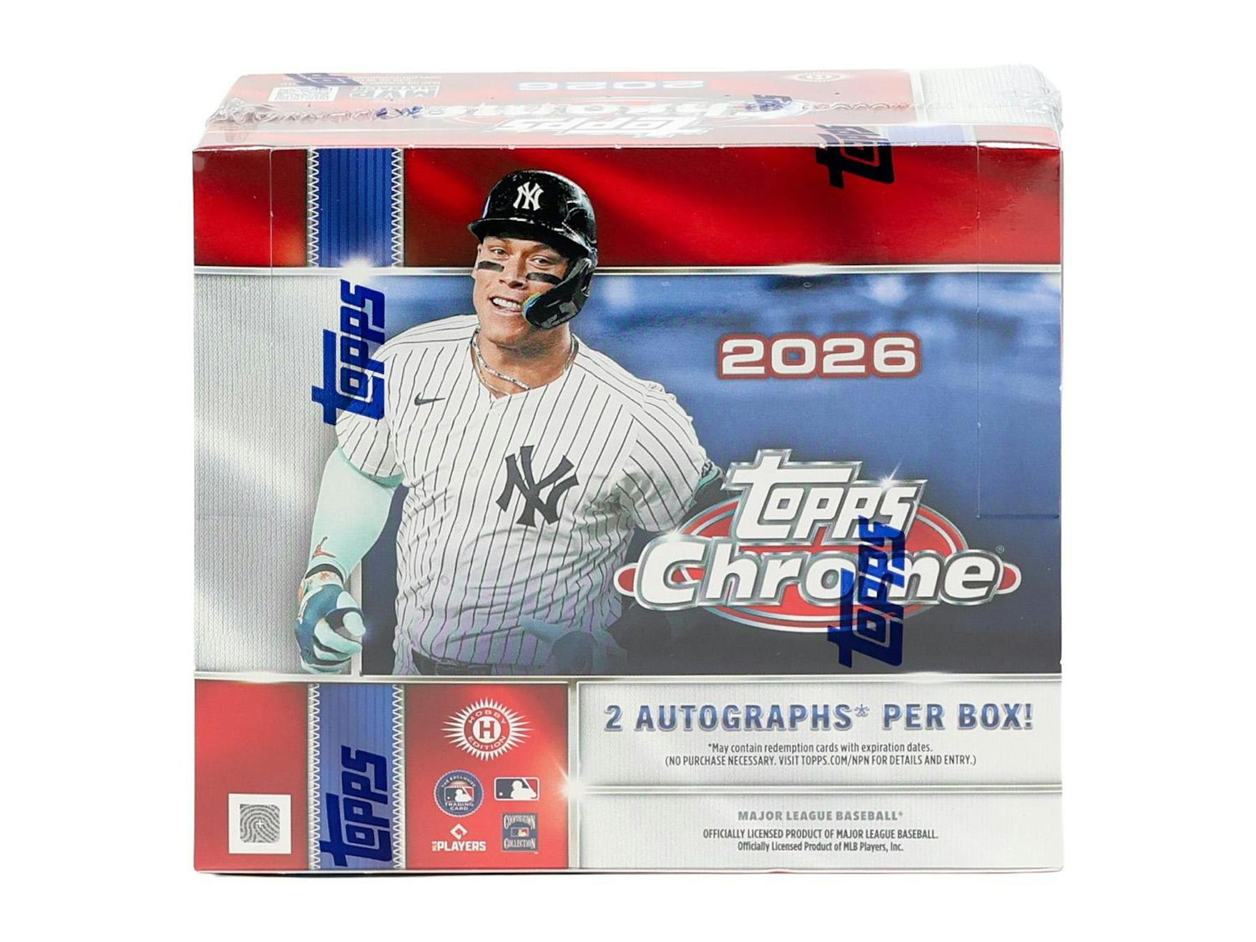 2026 Topps Chrome Baseball Hobby Jumbo Box (2 Autos)