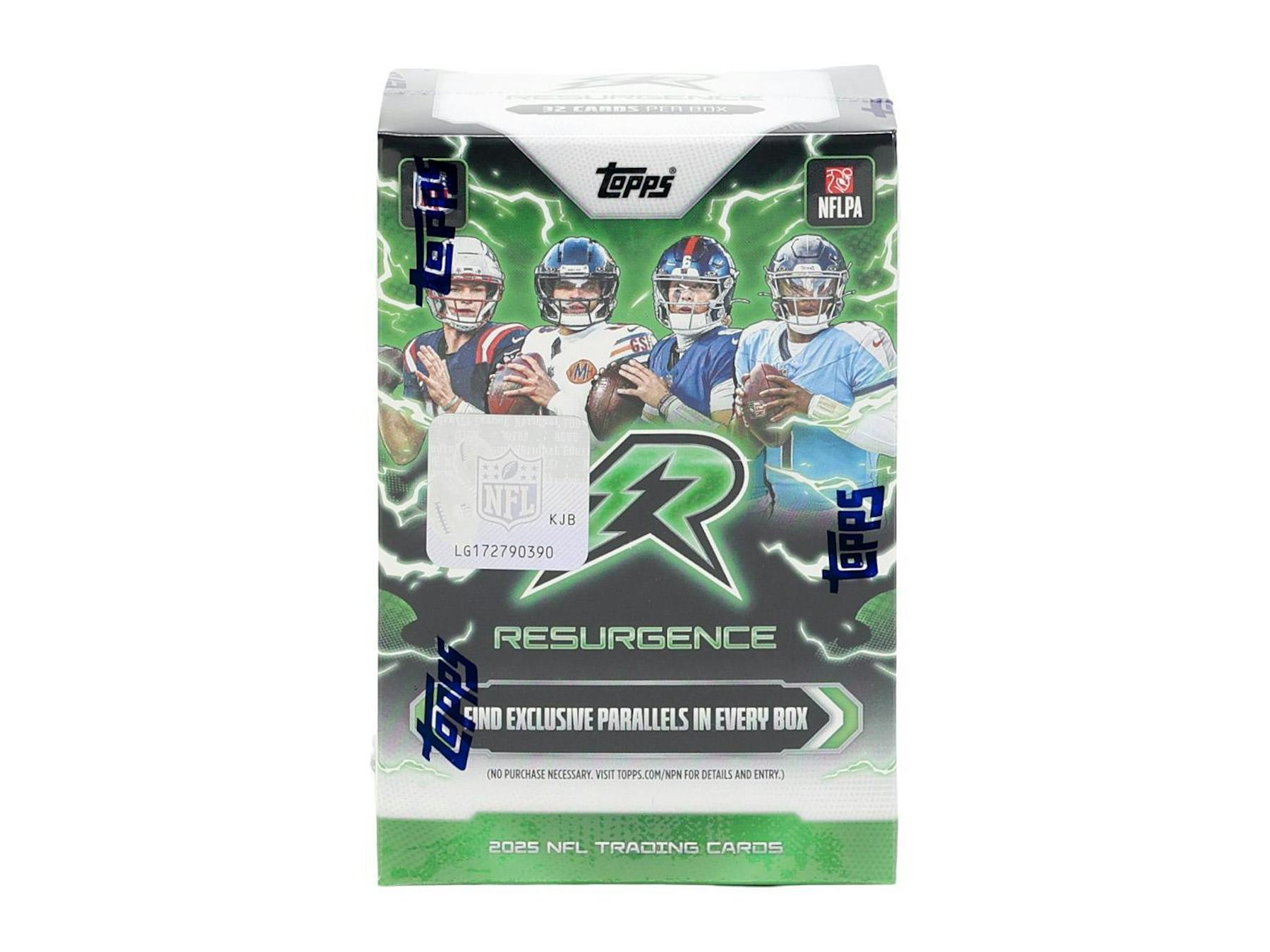 2025 Topps Resurgence Football Blaster Box (Electro Lights Inserts)
