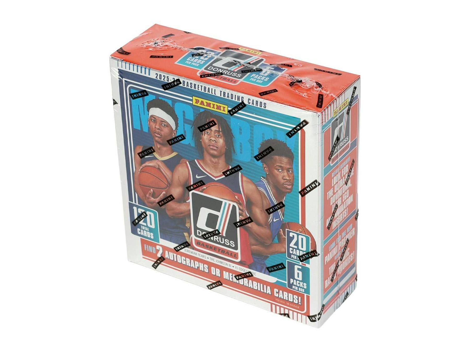 2025/26 Panini Donruss Basketball Mega Box (2 Auto or Mem)