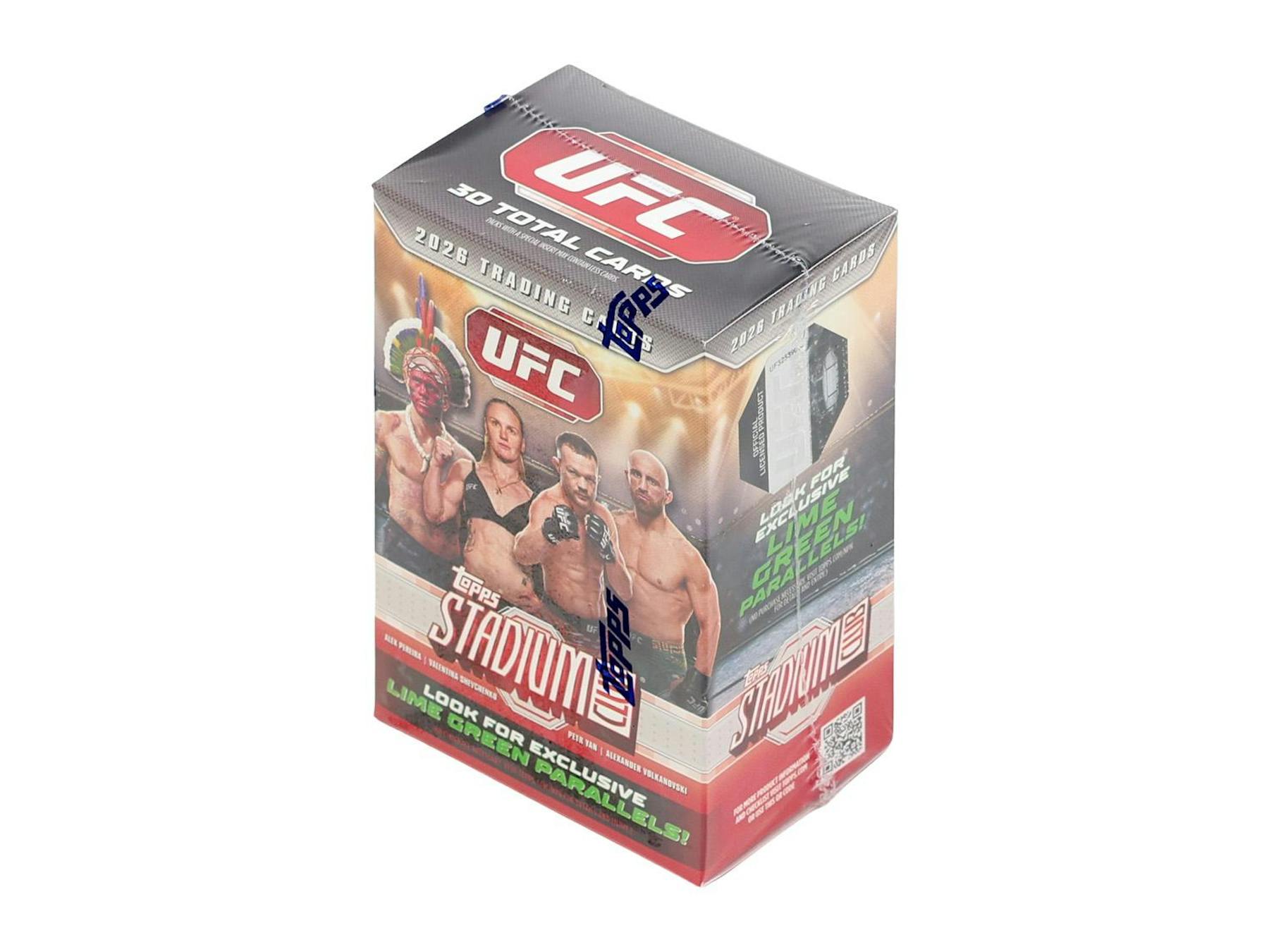 2026 Topps Stadium Club UFC Blaster Box (Lime Green)
