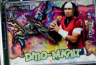 2023 Wild Card ALUMINATION Rookie Special Edition NFL ROY Football Card Pack (Low Numbered RC in Each Pack) CJ Stroud