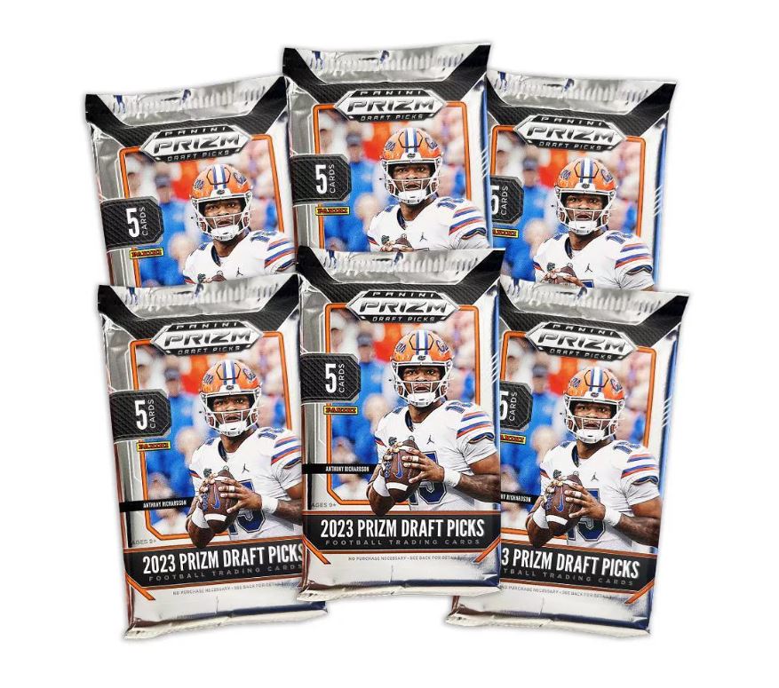 2023 Panini Prizm Draft Picks Football Blaster Box (1 Silver + Green Pulsars!)