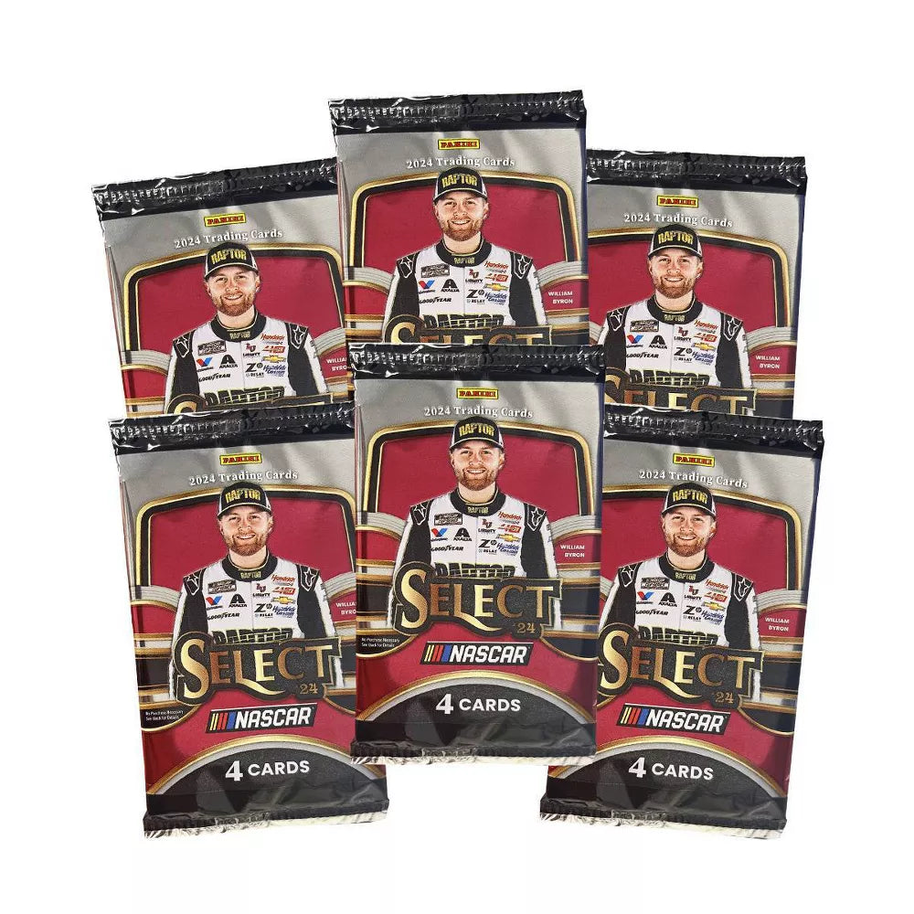 2024 Panini NASCAR Select Auto Racing Trading Card Blaster Box (1 Auto / Mem)
