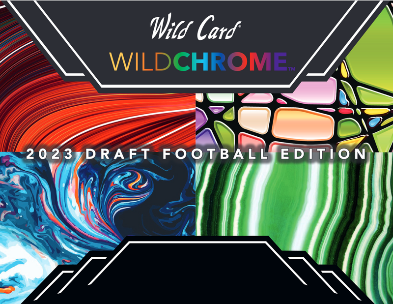 2023 Wild Card Wildchrome Pro-Look Football Edition Hobby Box (6 Autos) DRAFT NIGHT