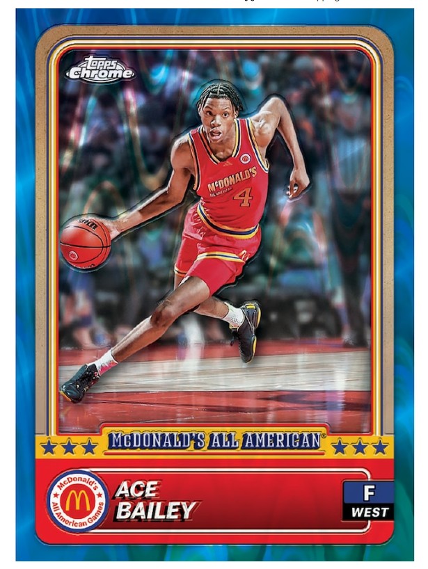 2024 Topps Chrome McDonald's All American Basketball Mega Box (Cooper Flag)