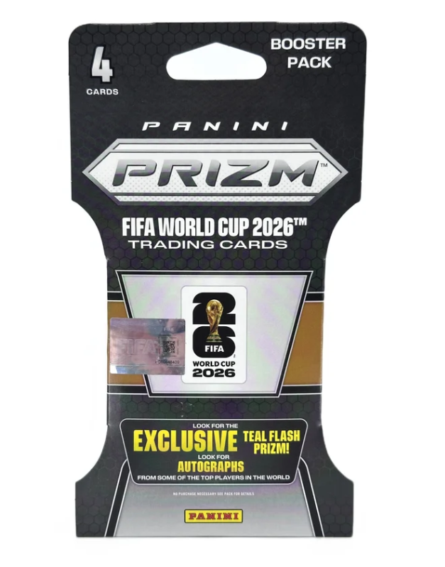 3 Packs of 2026 Panini Prizm FIFA World Cup Soccer Sleeved Pack Lot