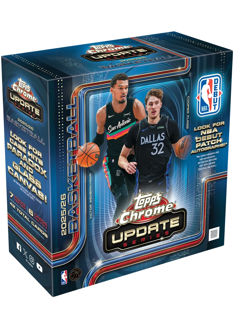 2025/26 Topps Chrome Update Series Basketball Mega Box (SEALED)