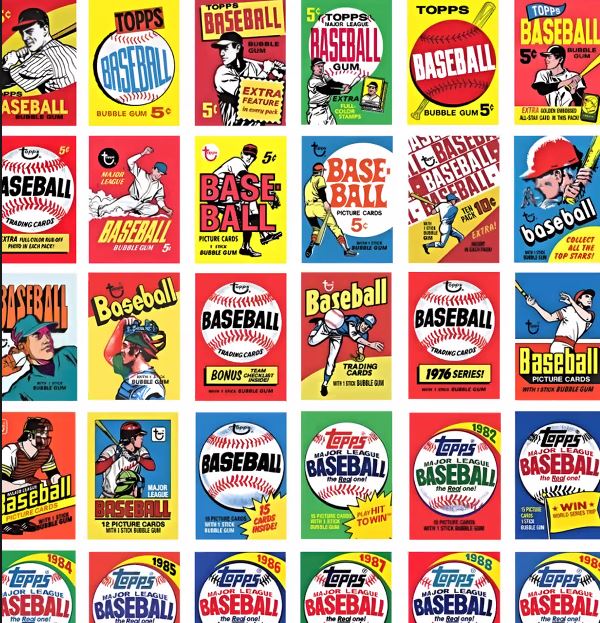 Lot 5 Major League Baseball Trading Cards