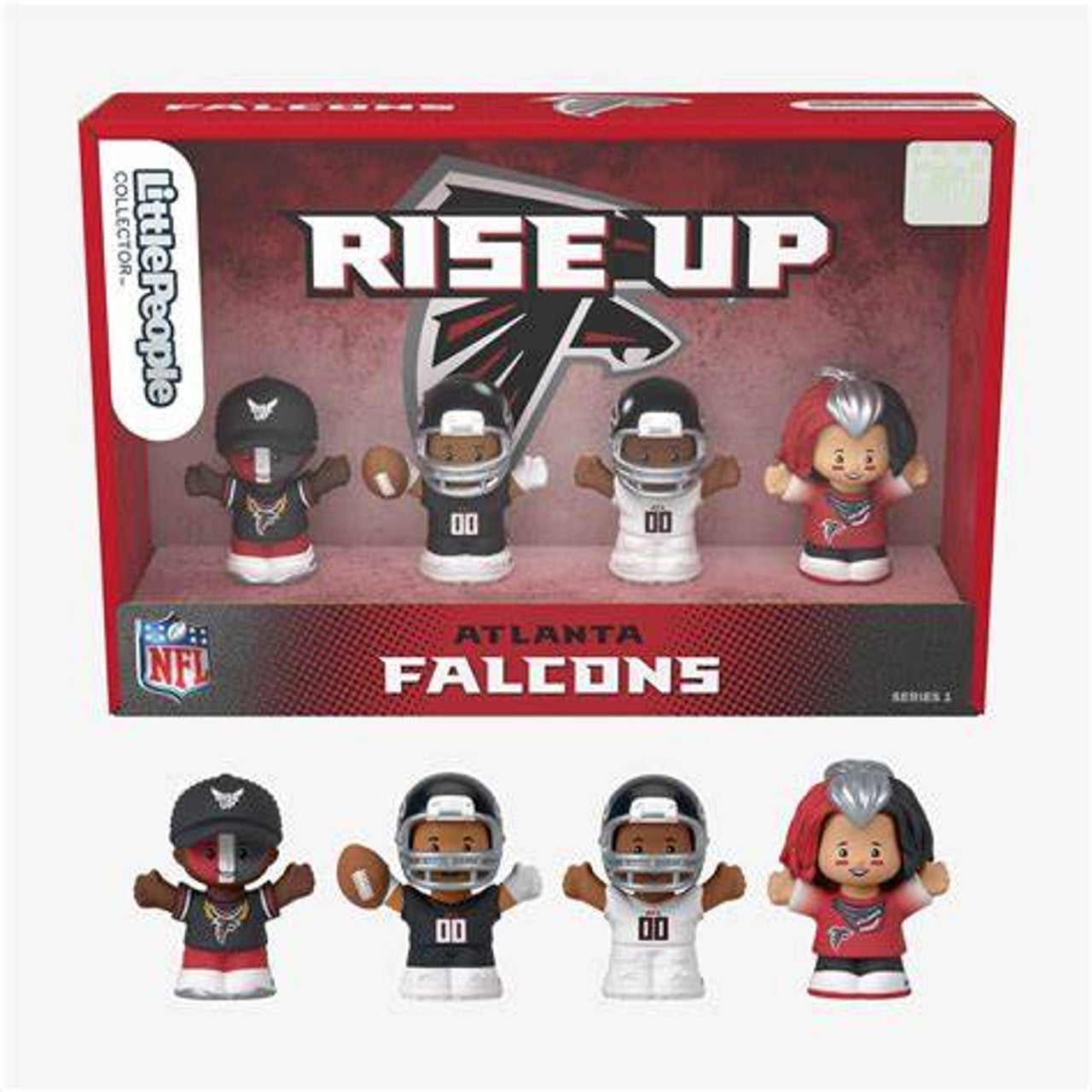 Atlanta Falcons Fisher-Price Little People 4-Pack NFL Figures Collector Set - NFL Little People