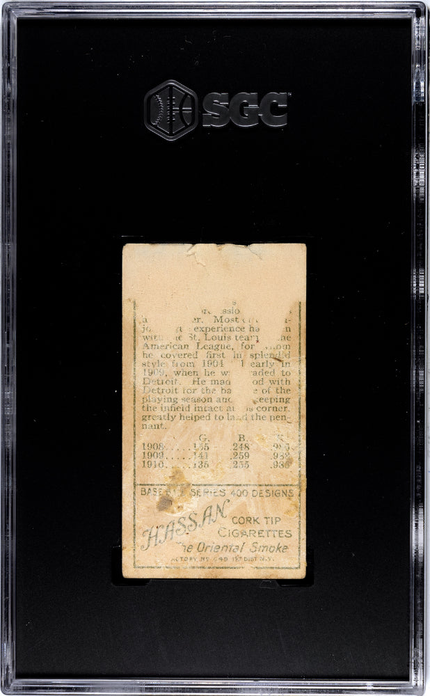 1911 Hassan Cigarettes (T205) Thomas Jones SGC 1