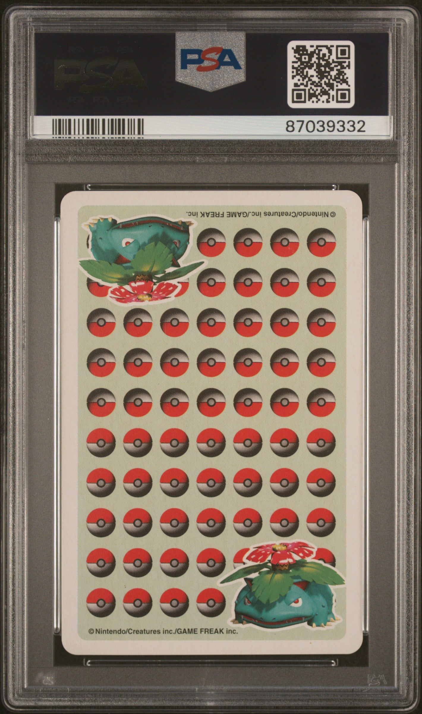 1998 Pokemon Stadium Green Version Playing Cards Metapod PSA 7 Queen of Hearts
