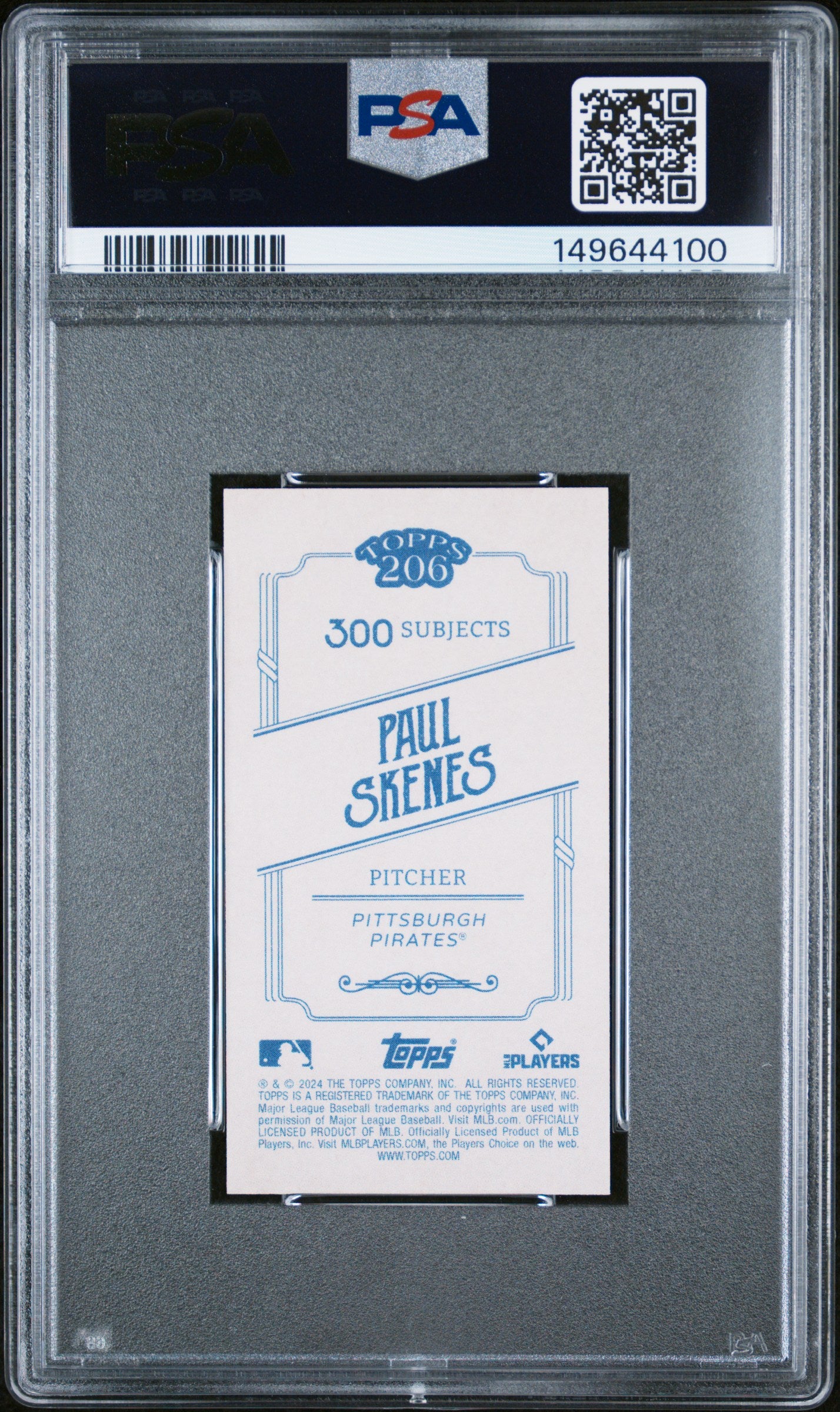 2024 Topps 206 Paul Skenes PSA 9