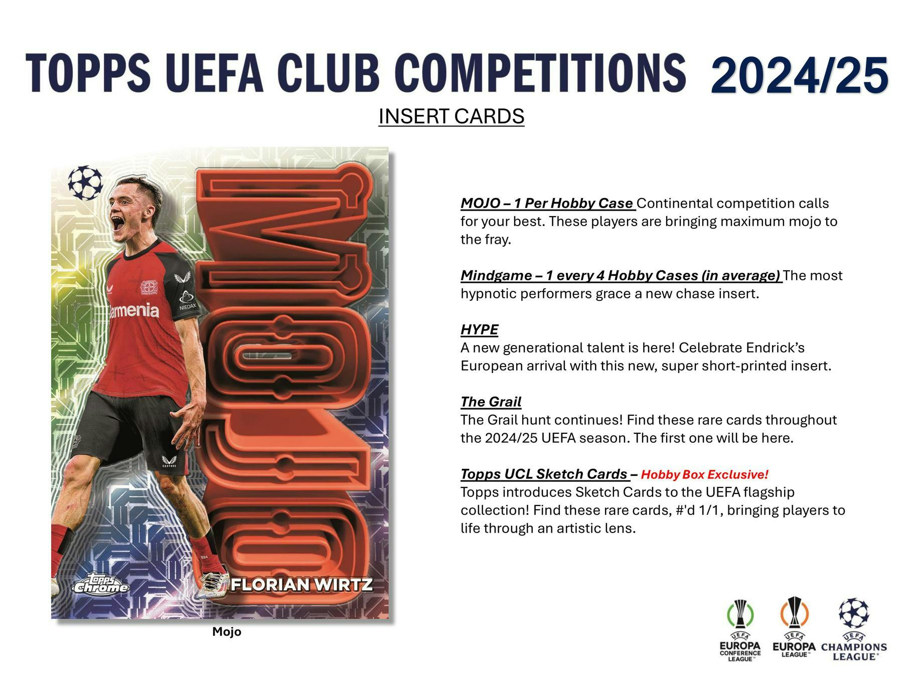 2024/25 Topps UEFA Club Competitions Soccer Hobby Box Flagship Edition (1 Auto)