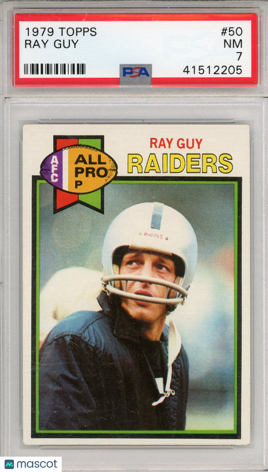 1979 Topps Ray Guy #50 PSA 7 Oakland Raiders