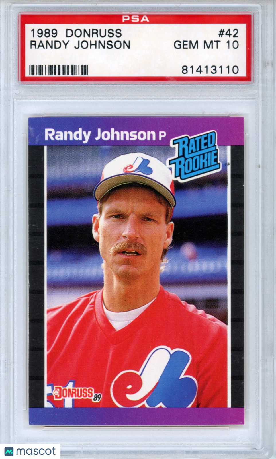 1989 Donruss Randy Johnson #42 PSA 10