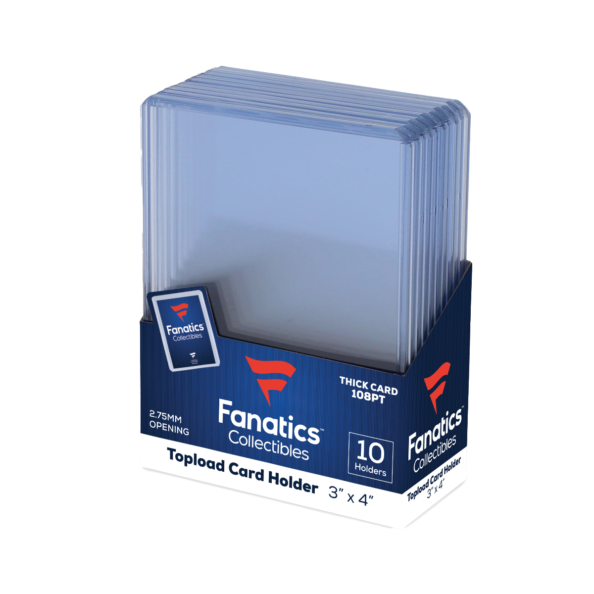 Fanatics Collectibles 108pt 3x4 Top Loader - 10 Count - Toploaders