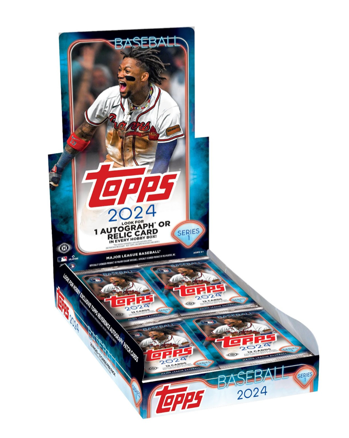 Four Packs of 2024 Topps Series 1 Hobby Baseball (4 Pack Lots) - MLB hobby