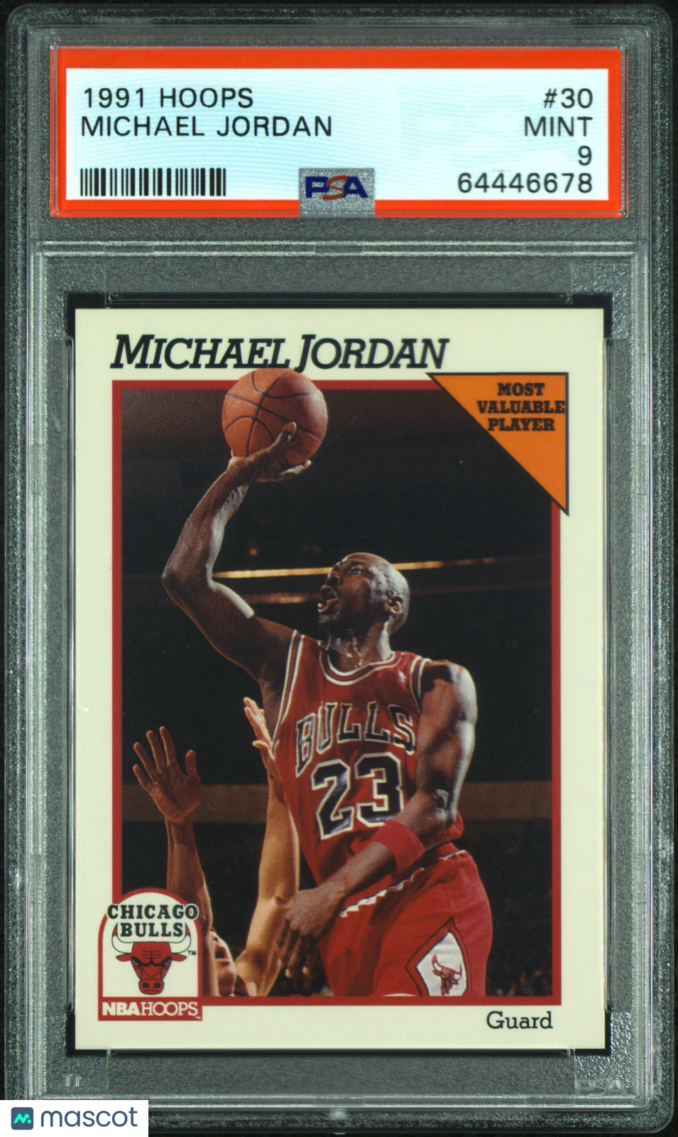 1991 Hoops Michael Jordan #30 PSA 9 Chicago Bulls