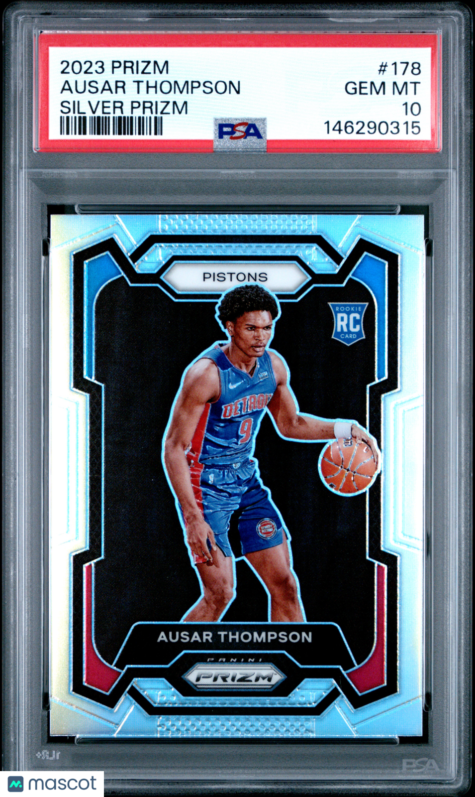 2023 Panini Prizm Ausar Thompson Silver #178 PSA 10